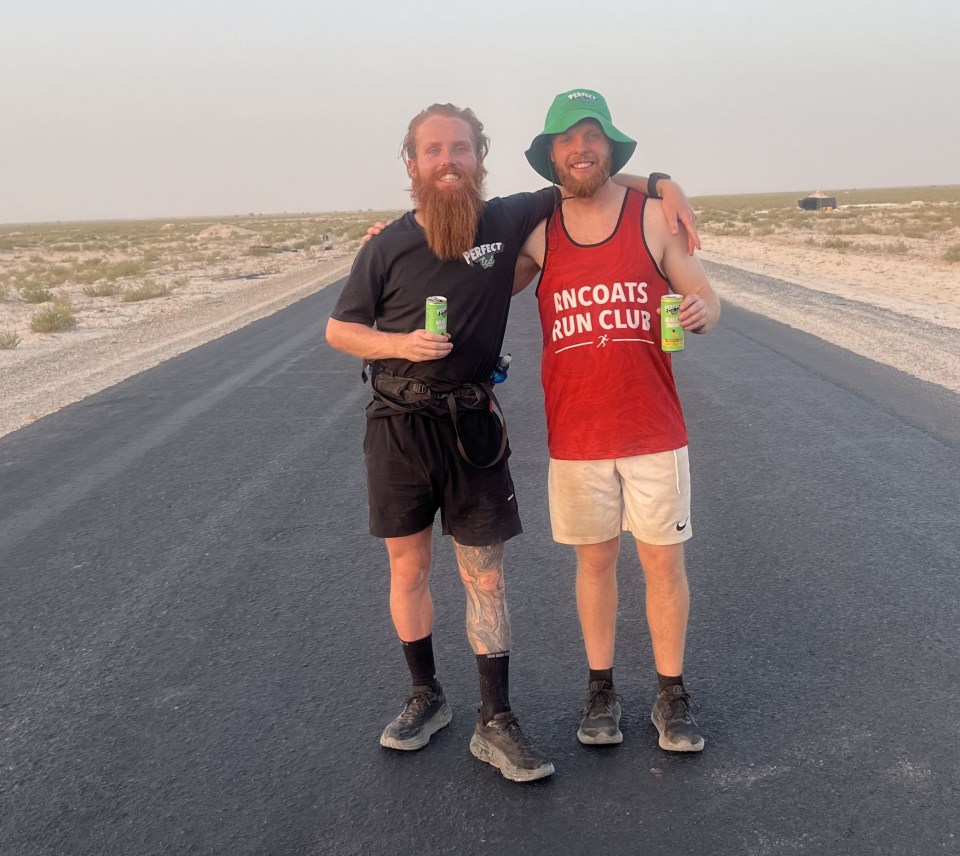 Edd was inspired by self-professed 'Hardest Geezer' Russ Cook ­— the first man to run the entire length of Africa