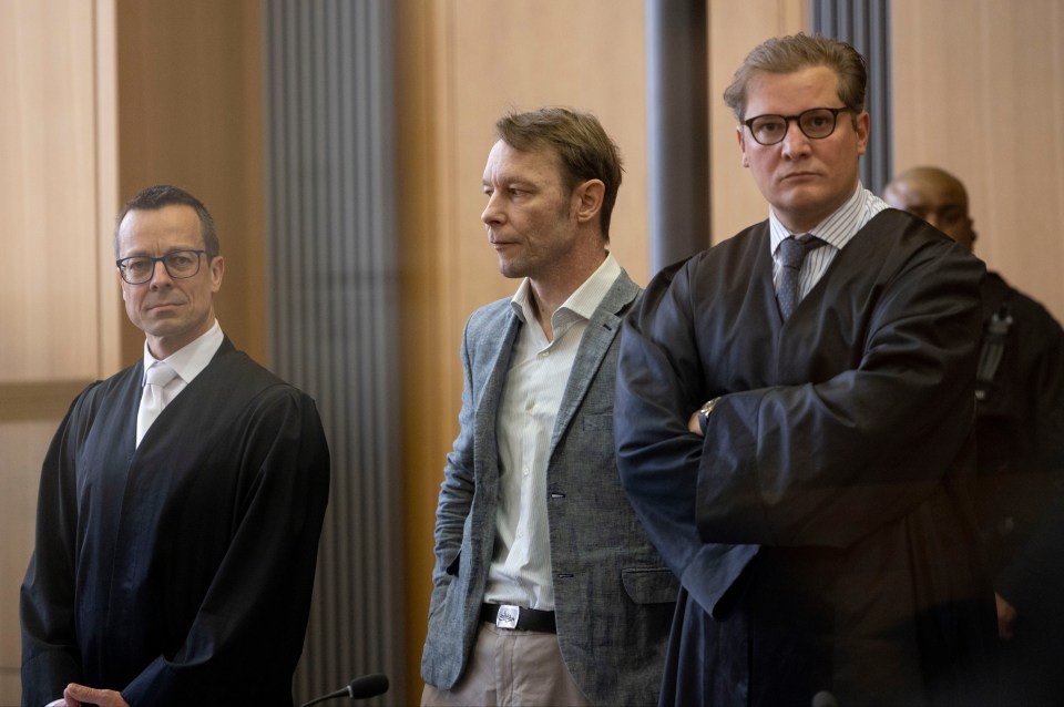 Brueckner pictured in court in Braunschweig, Germany, on April 5