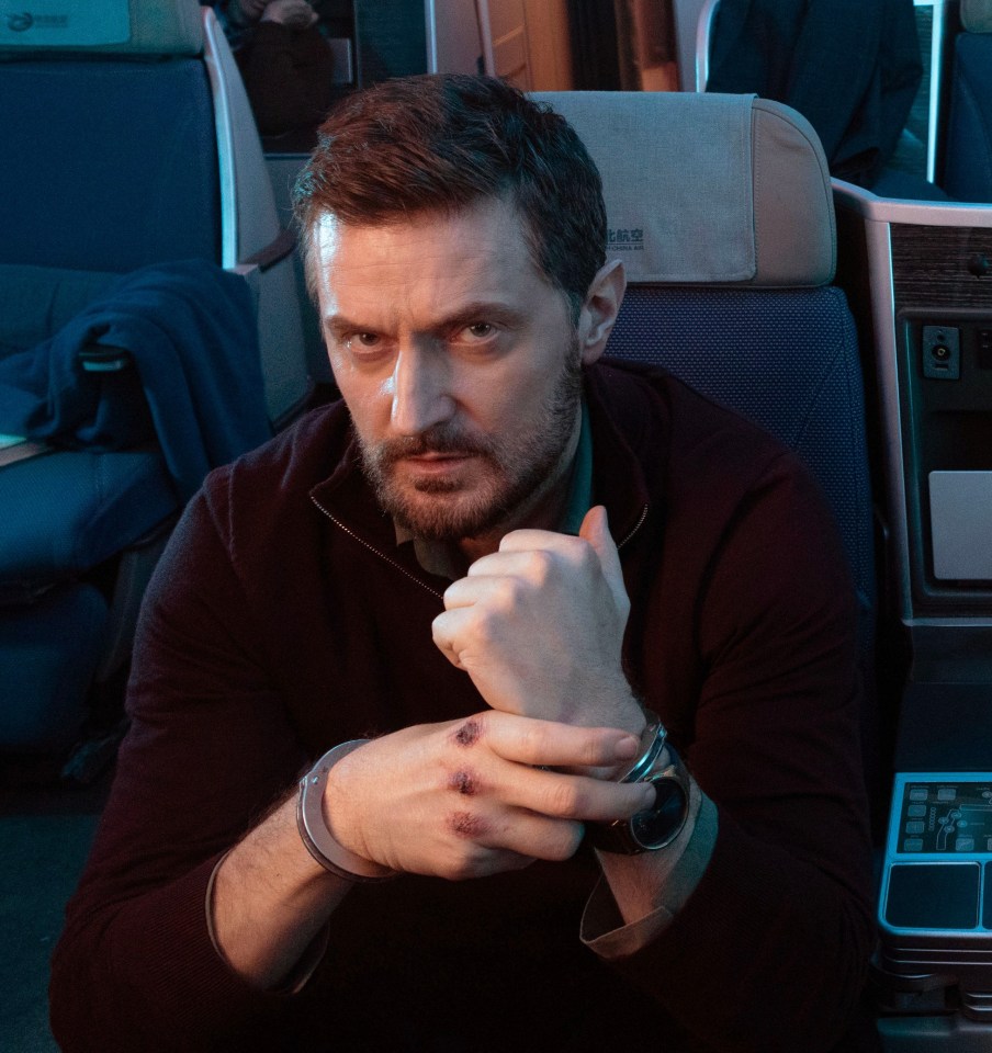 Richard Armitage would still be on the set of new thriller Red Eye if it was up to him