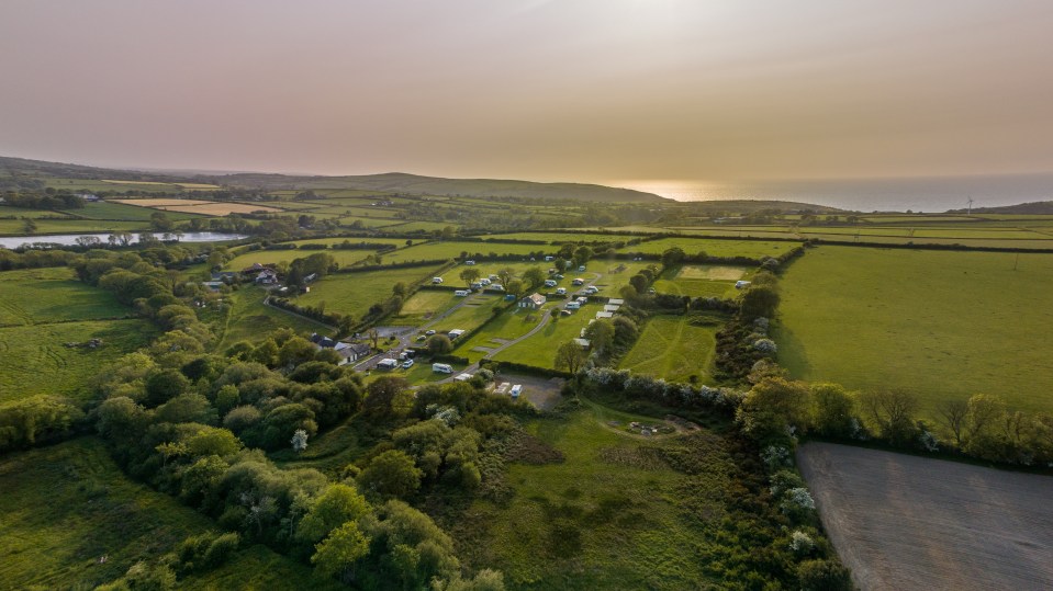 Cardigan Bay in Pembrokeshire is one of the top camping destinations in the UK