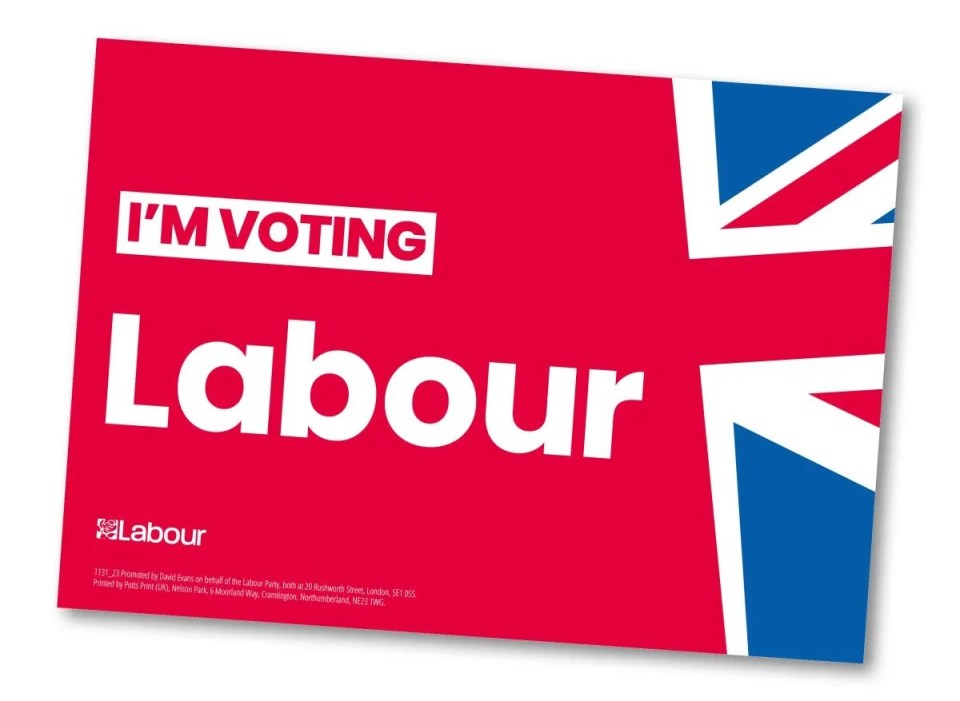 Some Labour MPs had called for the Union Jack to be ditched from campaign leaflets