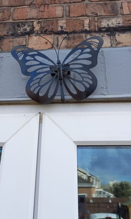 The solar butterfly retails at just £4.99, although Julie noted it doesn't light up as well