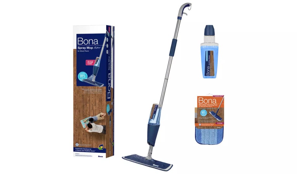 Bona Spray Mop Kit For Wood Floors