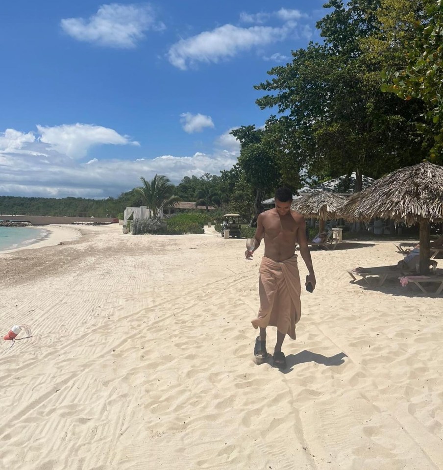 Actor Layton Williams spent this week soaking up the sun in 5 star hotel resort, Sandals  South Coast in Jamaica