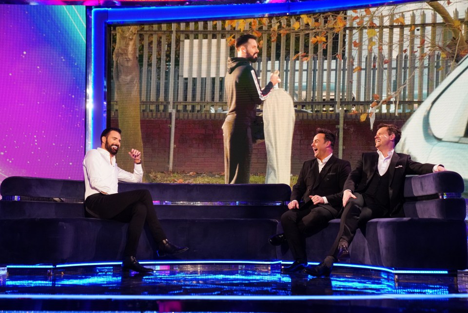 Rylan Clark was one of the celebrities to fall victim to a Saturday Night Takeaway prank