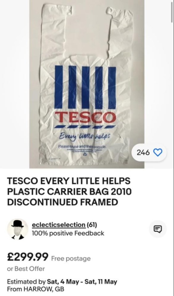 The unusual eBay listing