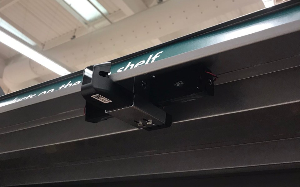 The new tech can identify when a shelf needs to be restocked