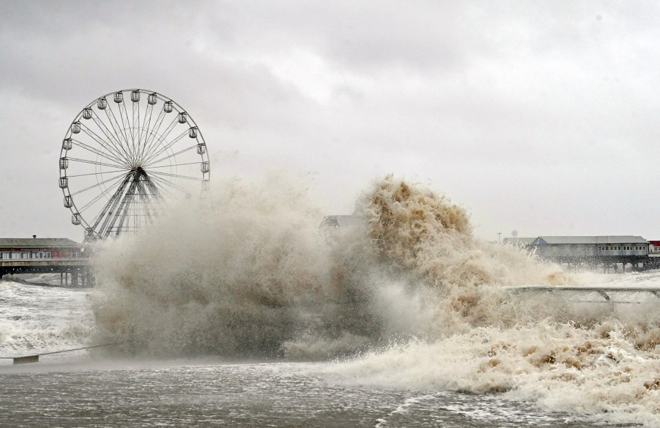 Strong winds, such as those seen in Blackpool earlier this week, could be on the cards again