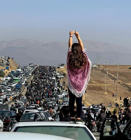 Women across Iran removed their headscarves at demonstrations to protest what happened to Mahsa Amini