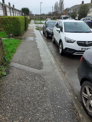 John claims they only wanted the dropped kerb to ease the pressure on on-street parking