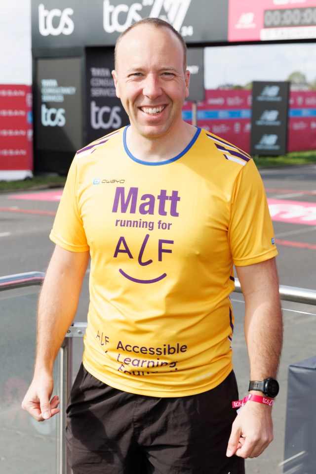 LONDON, ENGLAND - APRIL 21: Matt Hancock on April 21, 2024 in London, England. (Photo by John Phillips/Getty Images)