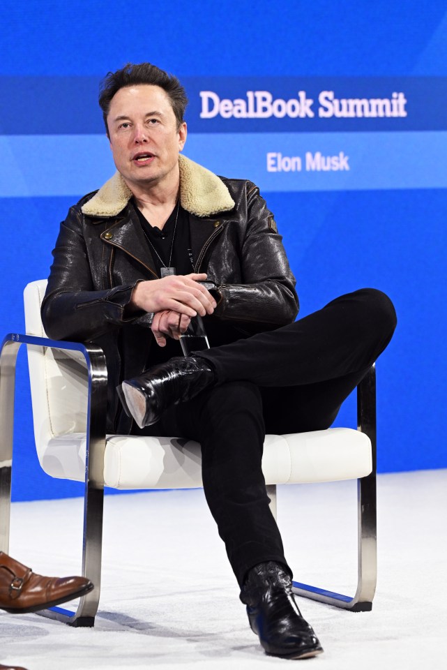 NEW YORK, NEW YORK - NOVEMBER 29: Elon Musk speaks onstage during The New York Times Dealbook Summit 2023 at Jazz at Lincoln Center on November 29, 2023 in New York City. (Photo by Slaven Vlasic/Getty Images for The New York Times)