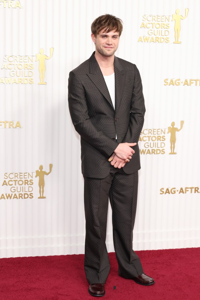 LOS ANGELES, CALIFORNIA - FEBRUARY 26: Leo Woodall attends the 29th Annual Screen Actors Guild Awards at Fairmont Century Plaza on February 26, 2023 in Los Angeles, California. (Photo by Amy Sussman/WireImage)