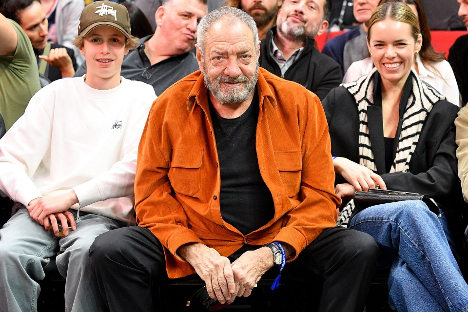 LOS ANGELES, CALIFORNIA - MARCH 23: Dick Wolf attends a basketball game between the Los Angeles Clippers and the Oklahoma City Thunder at Crypto.com Arena on March 23, 2023 in Los Angeles, California. (Photo by Allen Berezovsky/Getty Images)