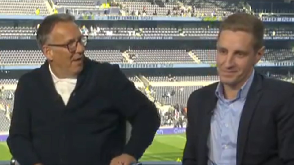 Michael Dawson poked fun at Paul Merson after Arsenal's win