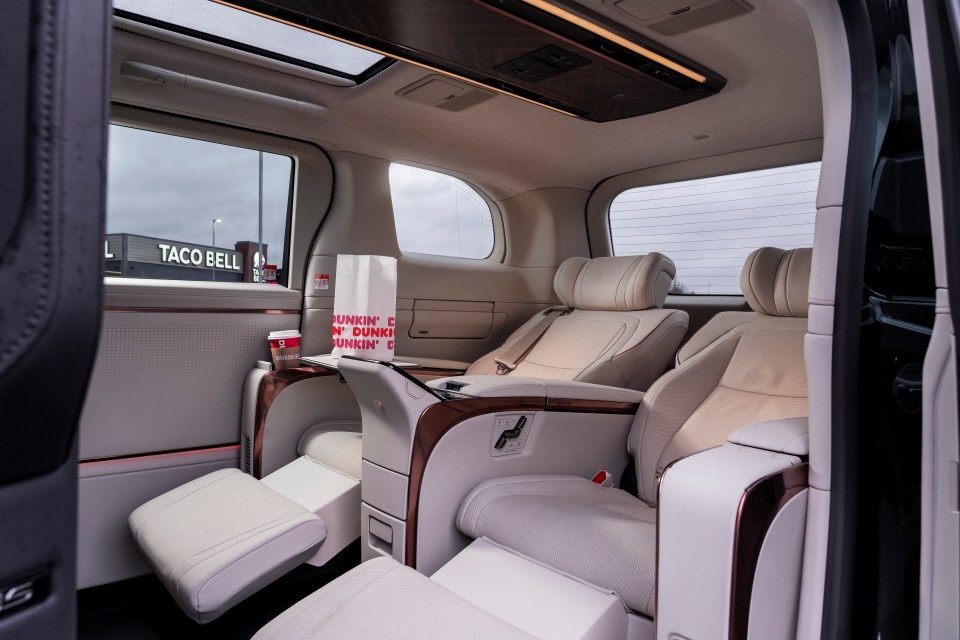 These seats are extremely comfy, even when compared to a Rolls-Royce