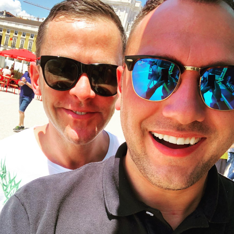 Scott Mills and fiancé Sam are also taking part