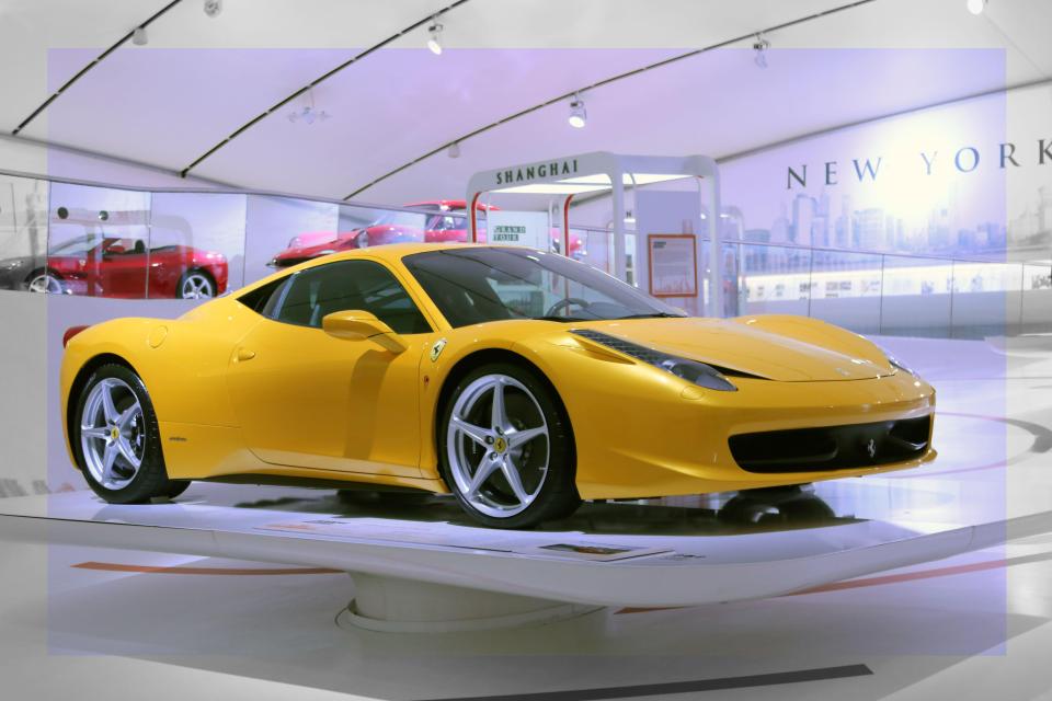 The most expensive car O'Sullivan owned was a £183,000 Ferrari 458