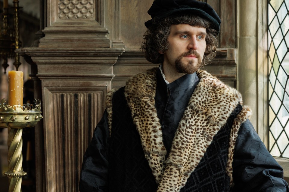 Harry in the BBC period drama Wolf Hall