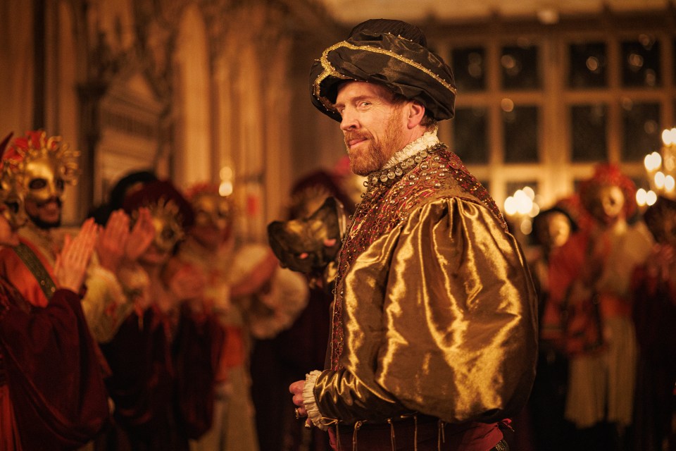 Damian Lewis as Henry VIII in the hit BBC drama, based on Hilary Mantel’s novels