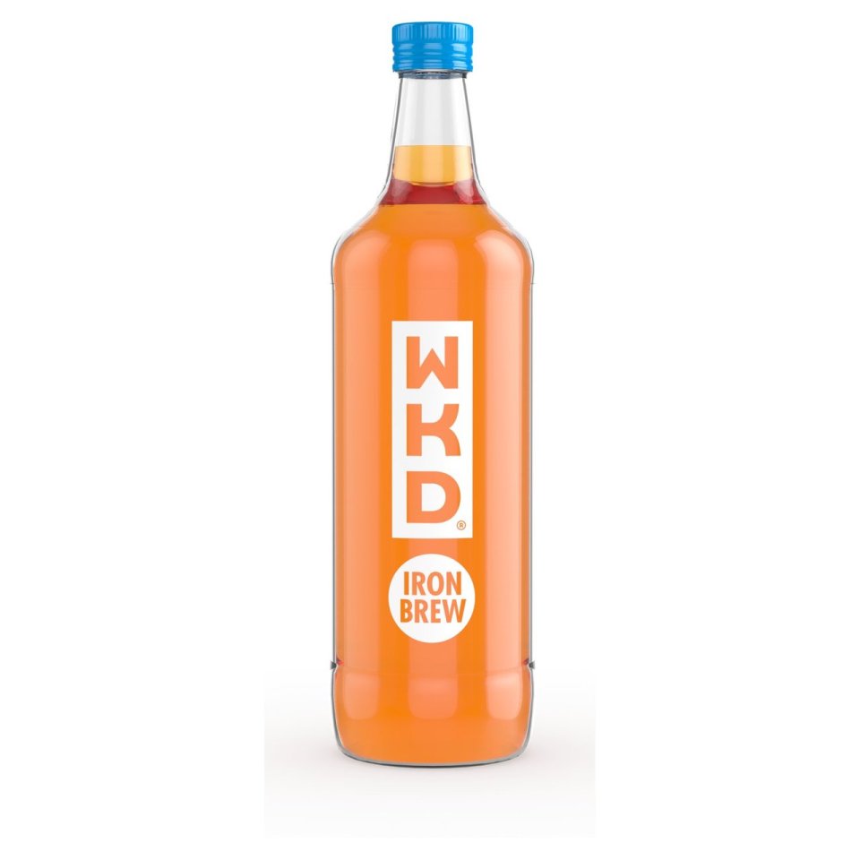 Iron Bru WKD is sweeter than normal Irn Bru and has an instant jolt of caffeine