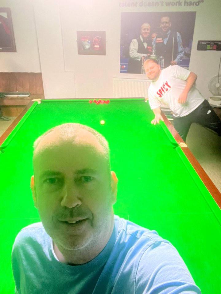 Mark Williams returned to practice just hours after getting home from the Tour Championship