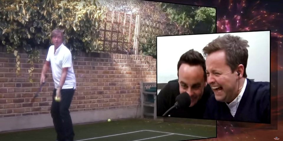 Ant and Dec could not control their laughter asthey pranked Richard Madeley