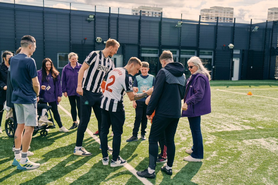 The group were invited to be mascots for the Tottenham game on Saturday