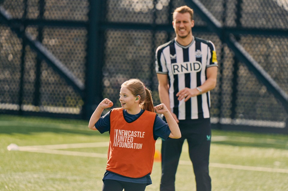 The Newcastle stars paid a visit to the Newcastle foundation earlier this week