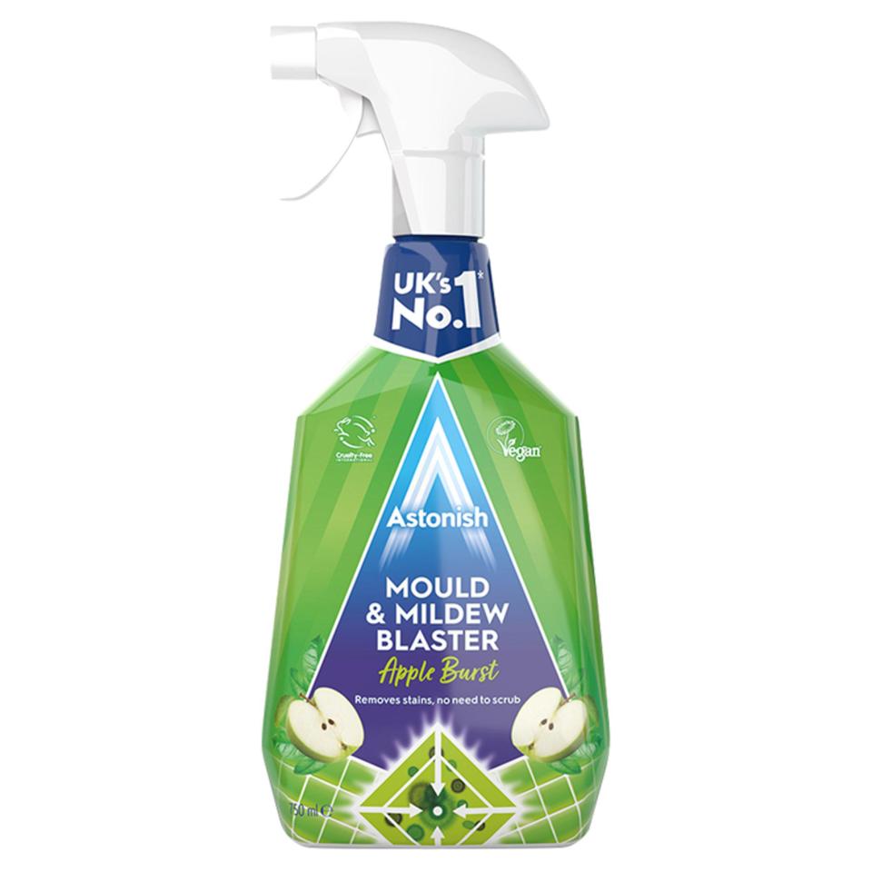 Astonish Mould & Mildew Blaster is the number one product to remove mould