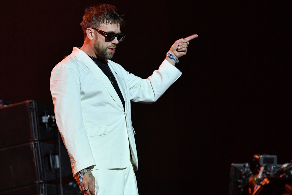 Damon Albarn's patience ran thin with the Coachella audience on Sunday night