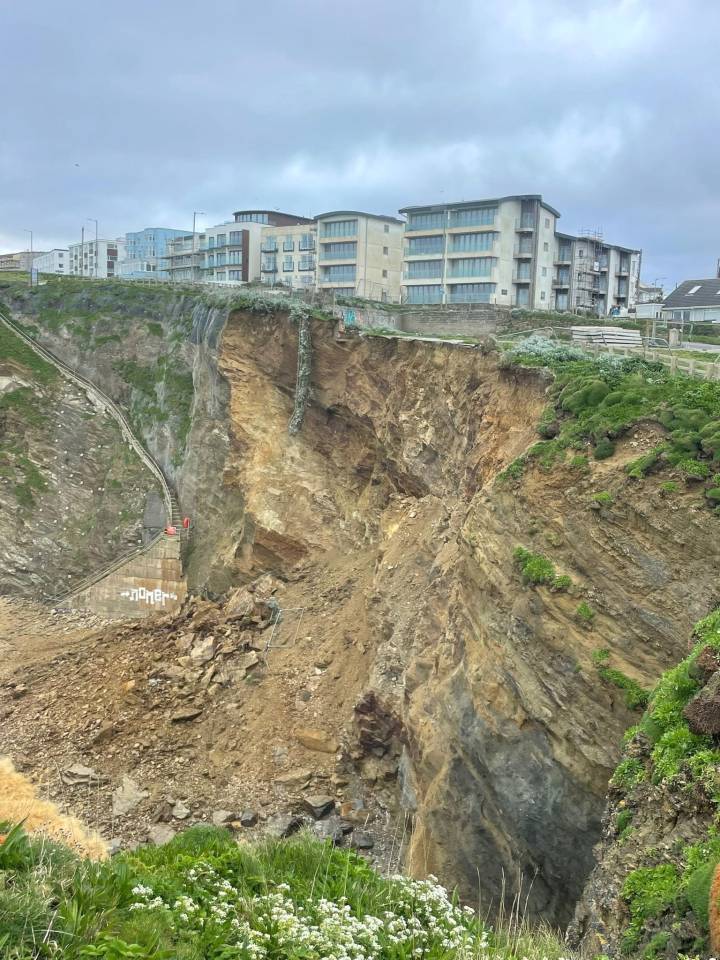 Campaigners claim thousands of rocks have fallen as a result of the site