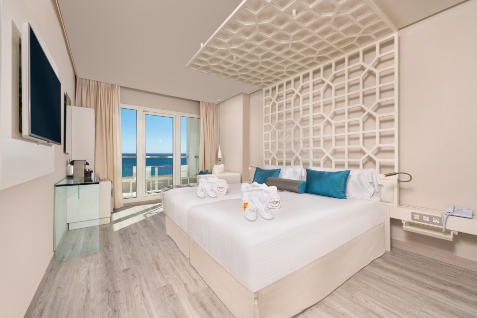 Rooms at the Amare Beach Hotel in Marbella are from €188 per night on a bed-and-breakfast basis, and €242 per night on a half-board basis