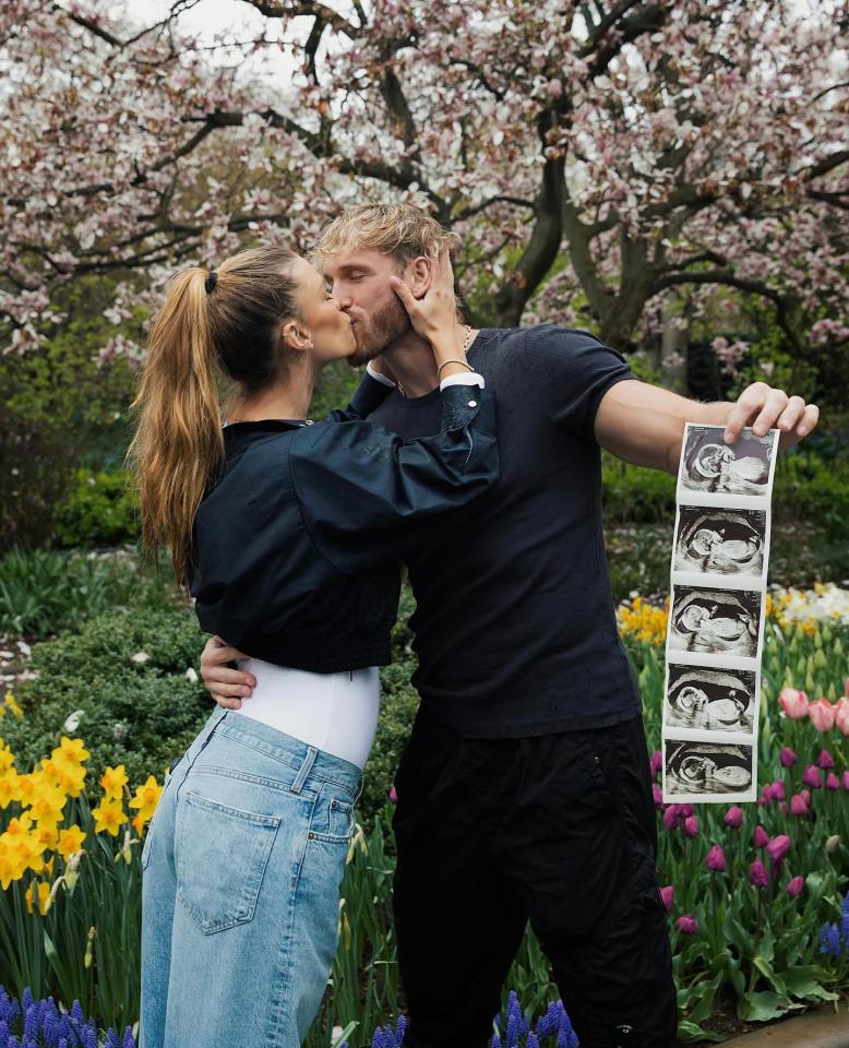 Logan Paul is expecting his first child with model fiancée Nina Agdal