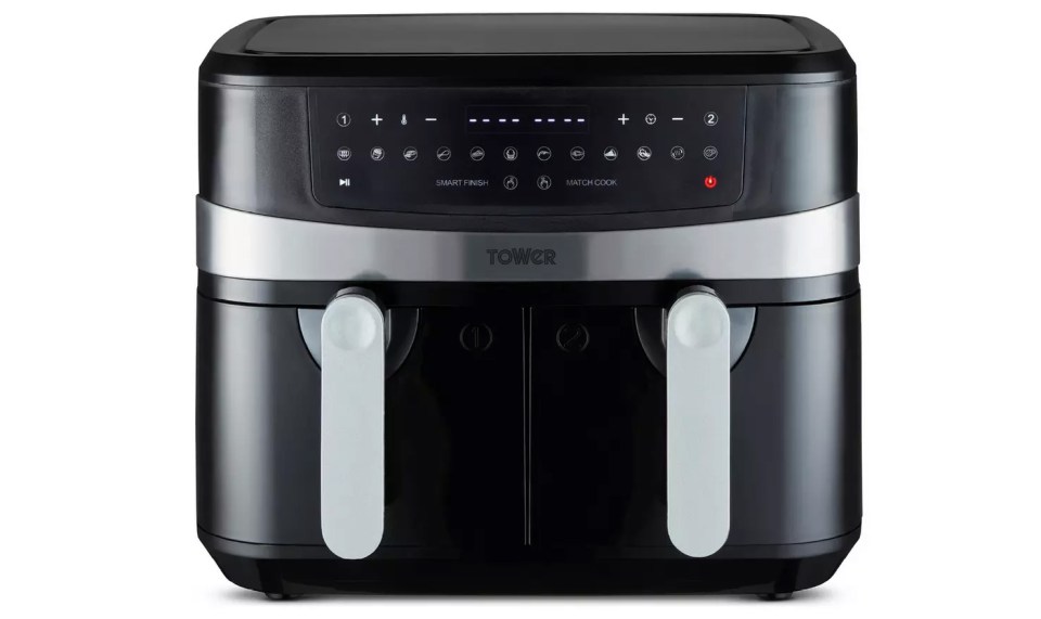 Tower dual basket air fryer, £83 at Argos