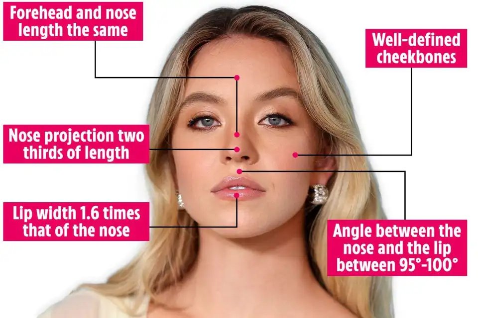 Scientists claim Sweeney has a 'golden ratio' face