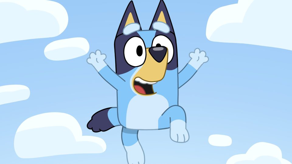 Main character top dog Bluey