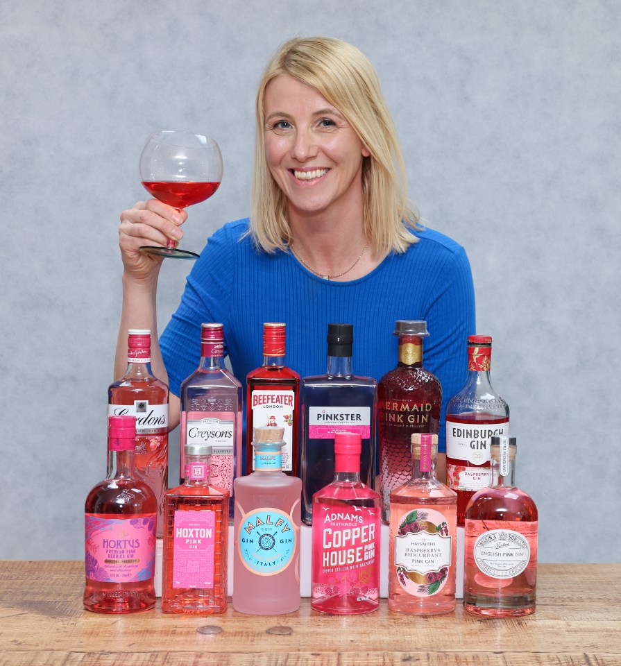 Lynsey Hope has tested pink gin ahead of summer