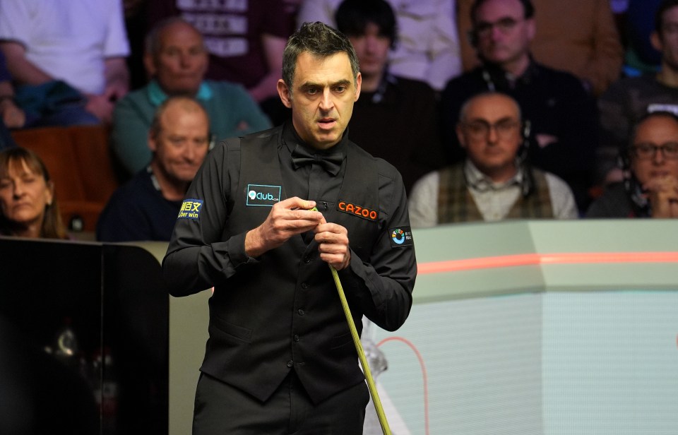 Ronnie O’Sullivan is into the quarter-finals of the World Snooker Championship