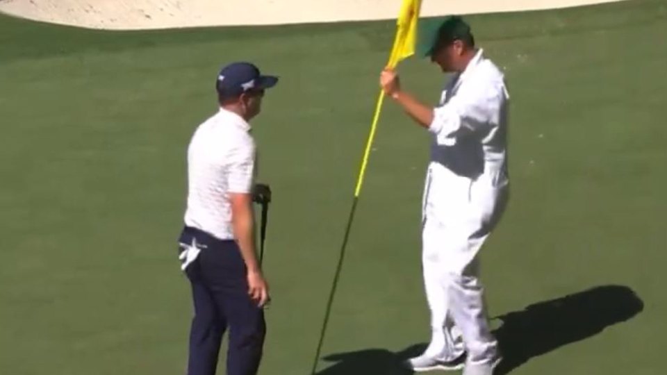 Zach Johnson was caught blasting 'f*** off' to fans at Augusta