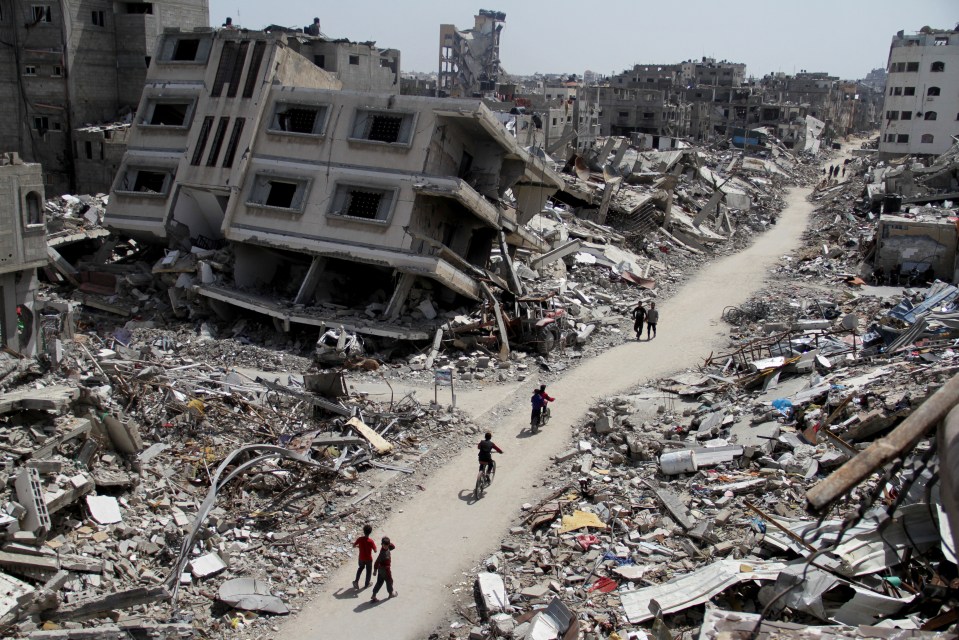 The Gaza Strip has been destroyed after more than a year of war between Hamas and Israel