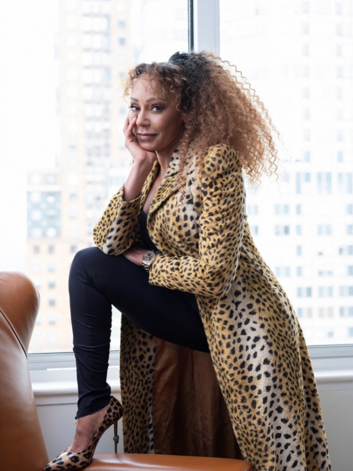 British actress and singer Melanie Brown, also known as Mel B, poses for a portrait in New York City, U.S., March 26, 2024. REUTERS/Caitlin Ochs