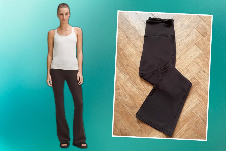 Lululemon Groove Super-High-Rise Flared Pant Nulu