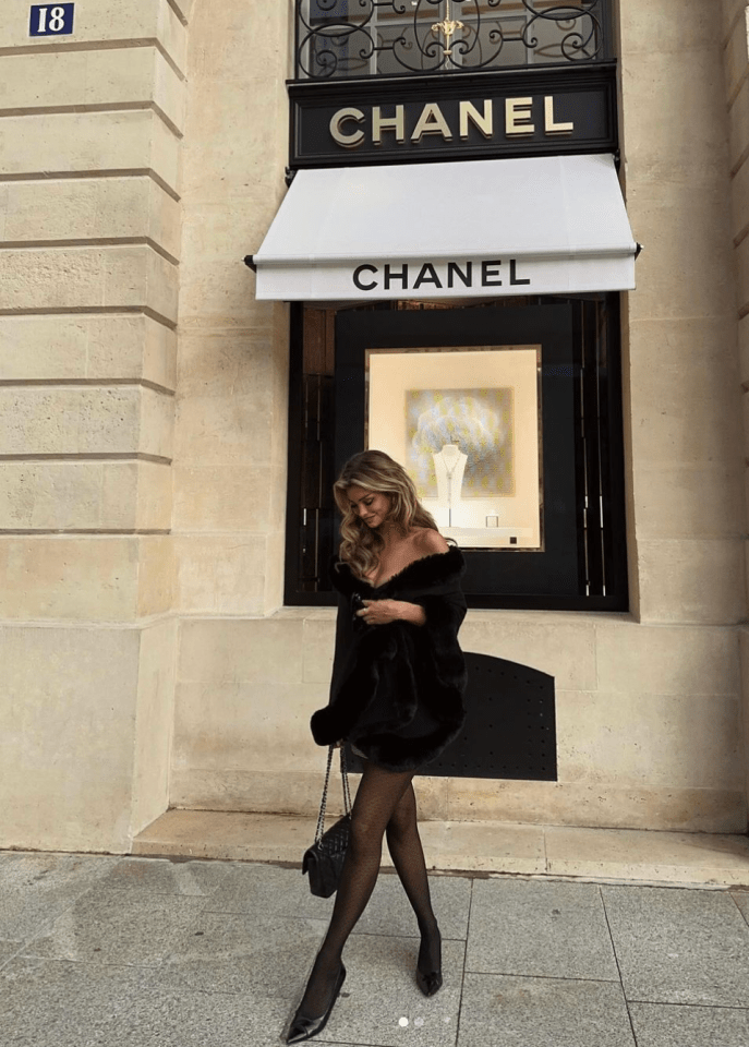 Laura's favourite designer is Chanel - and she recently visited the flagship store in Paris