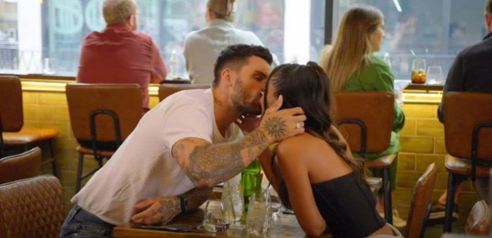 She previously appeared on Celebs Go Dating where she ended up snogging Adam Collard