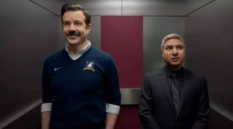 Nick Mohammed, right, revealed that he had to be persuaded by Ted Lasso producers to take on the role of troubled football coach Nate