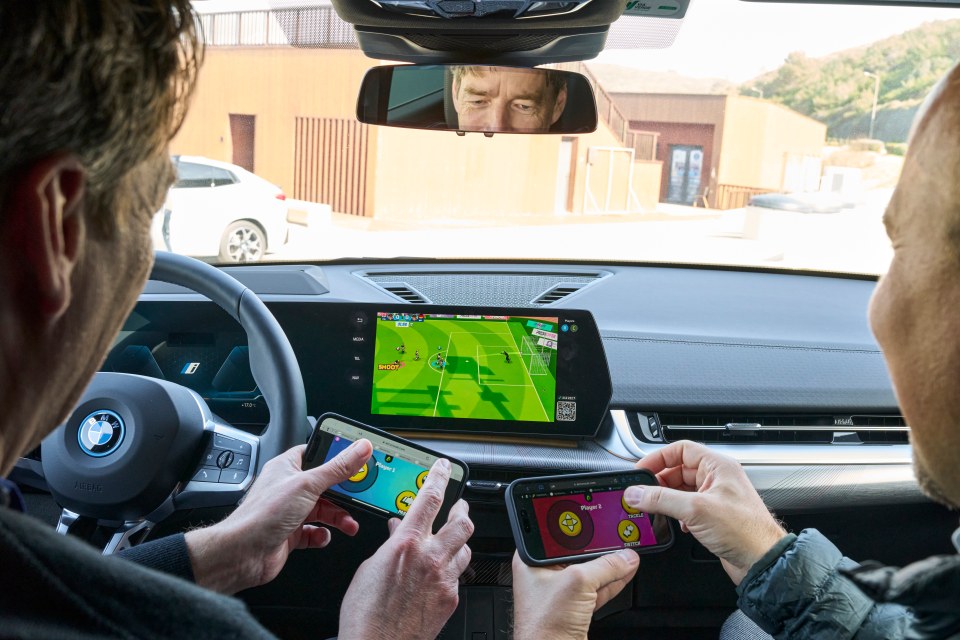 There's a lot of slick tech - you'll even find in-car gaming