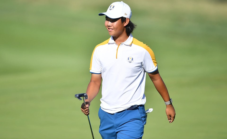 He will make his PGA Tour debut on Thursday with ex-golfer mum Ji-Hyun Suh as his coach