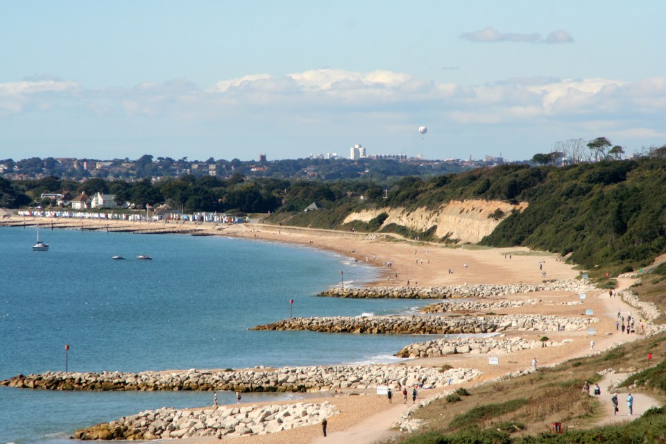 Highcliffe beach is one of the top recommendations, because it can be empty even in hot summer days - unlike the main beach in central Bournemouth