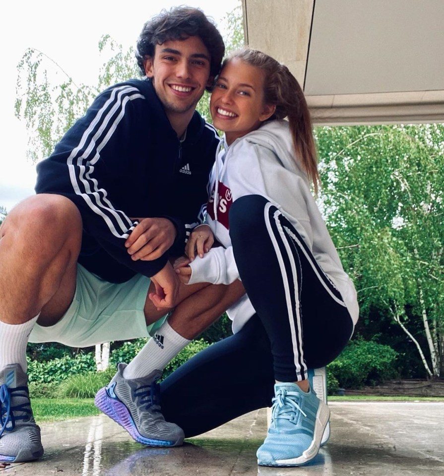 She previously dated former Chelsea loanee Joao Felix